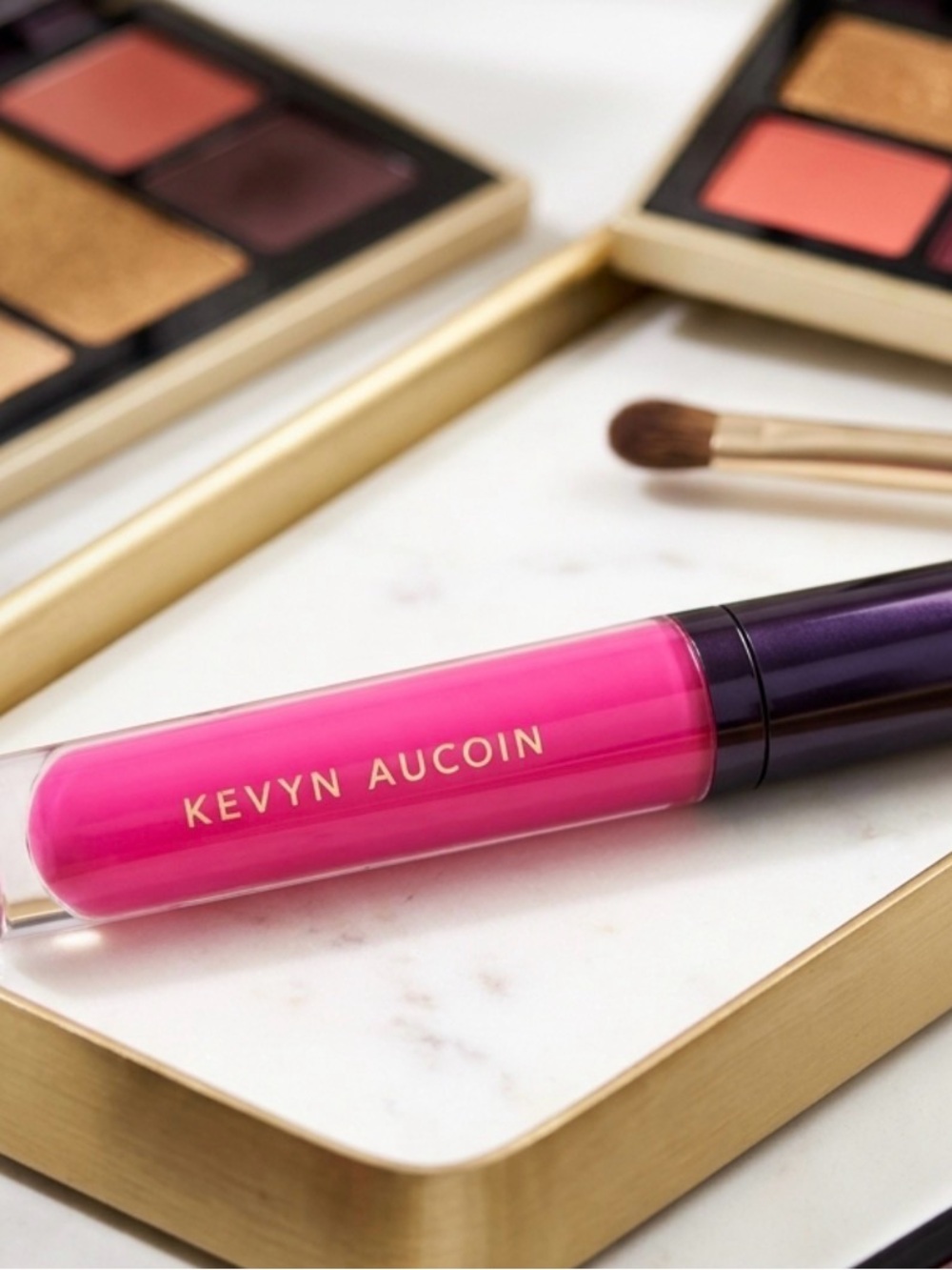 Kevyn Aucoin Vibrant Pink Liquid Lip Gloss- hot pink